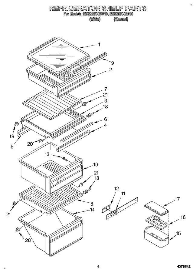 Diagram for ED22DKXBW10