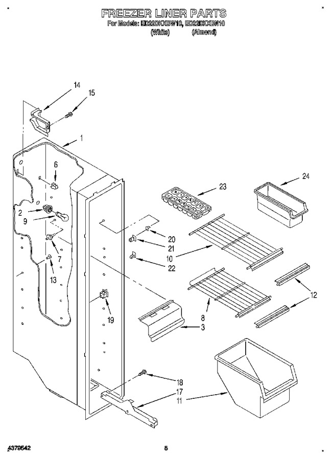 Diagram for ED22DKXBW10