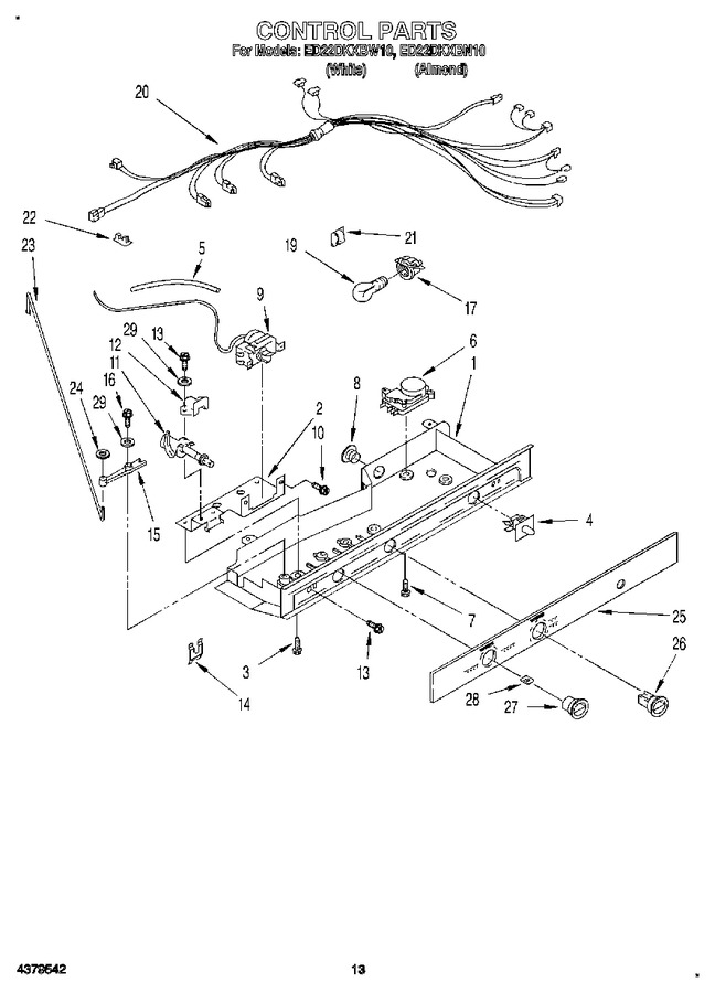 Diagram for ED22DKXBW10