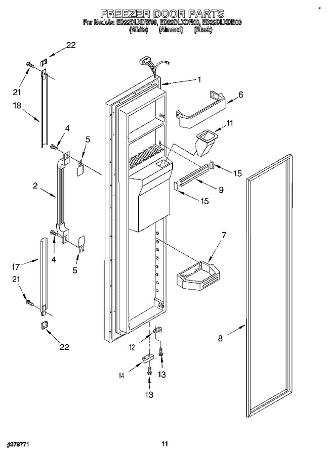 Diagram for ED22DLXDW00