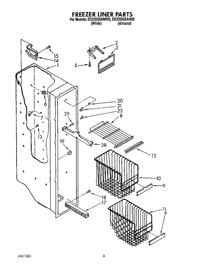 Diagram for ED22DQXAW00