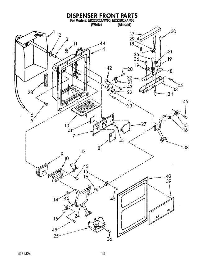 Diagram for ED22DQXAW00