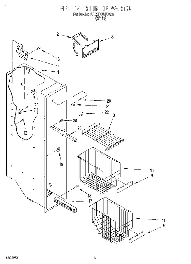 Diagram for ED22DQXEW00