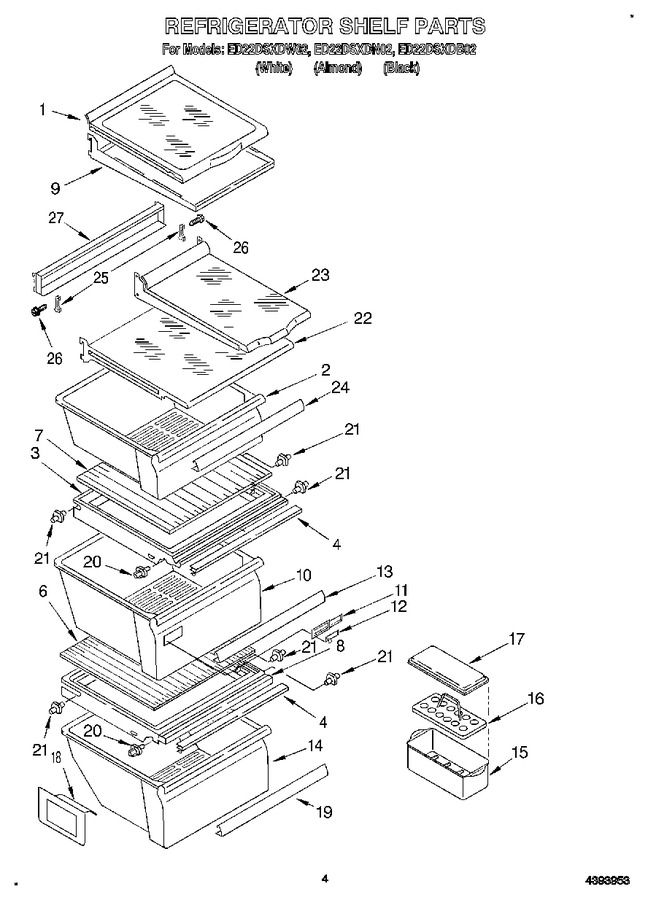 Diagram for ED22DSXDW02