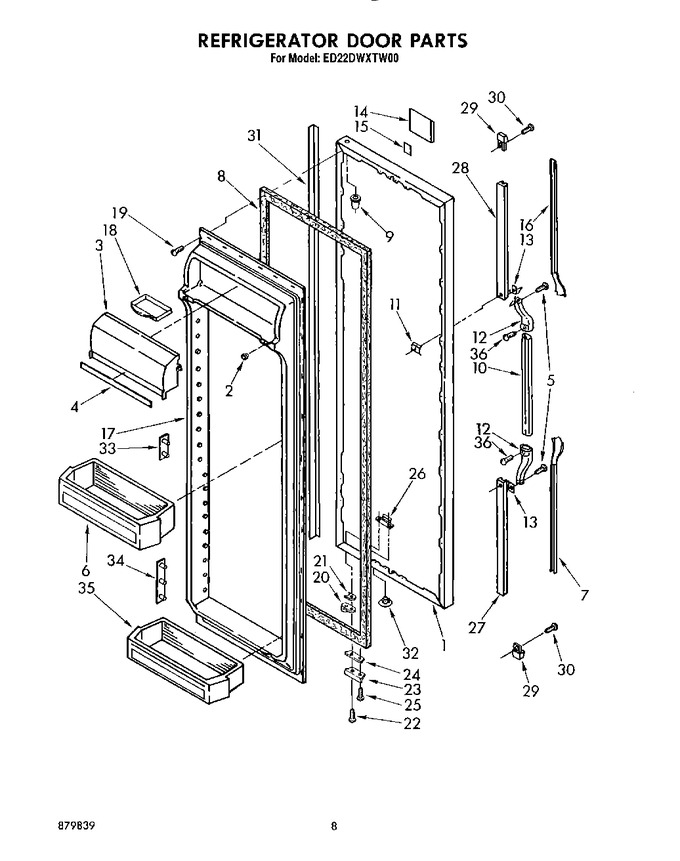 Diagram for ED22DWXTF00