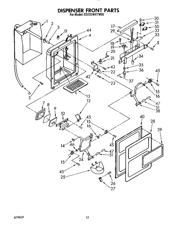 Diagram for ED22DWXTF00