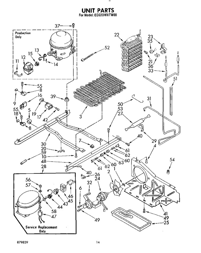 Diagram for ED22DWXTG00
