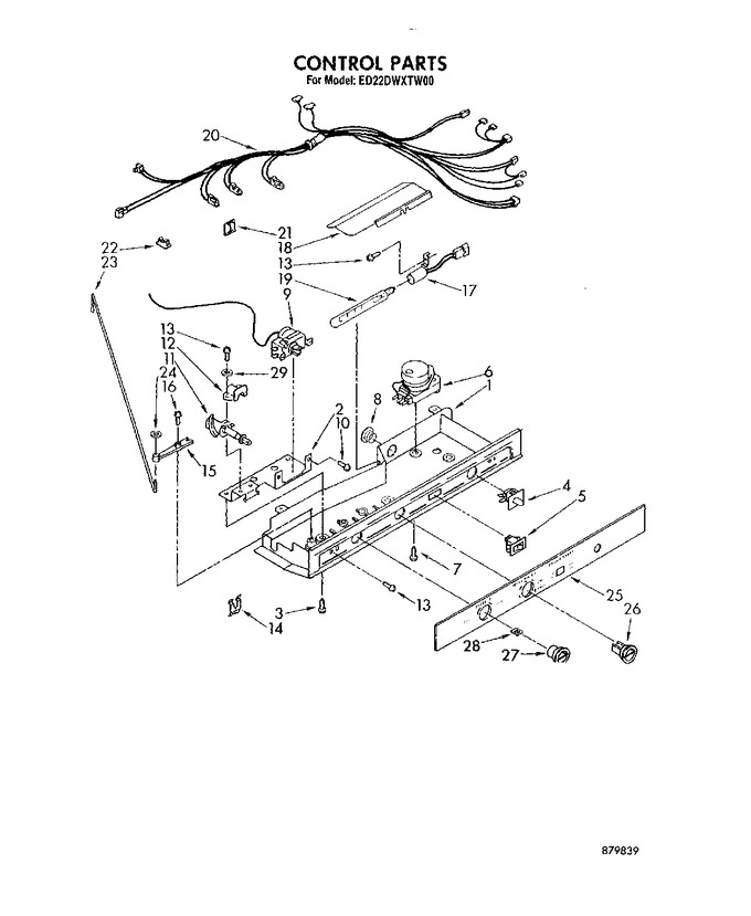 Diagram for ED22DWXTG00
