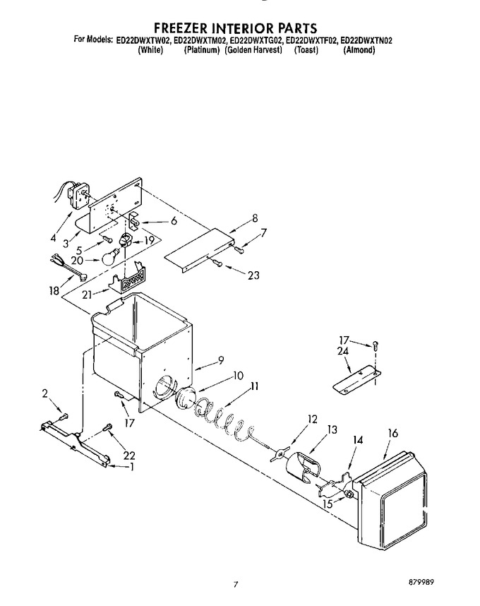 Diagram for ED22DWXTF02
