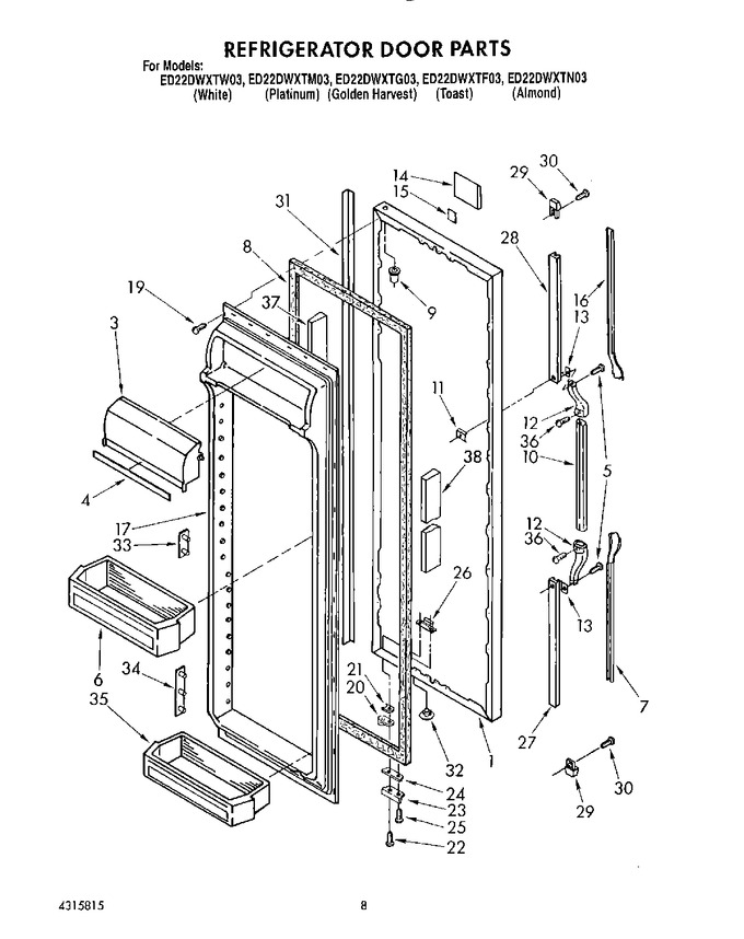 Diagram for ED22DWXTW03