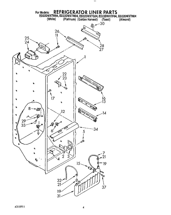 Diagram for ED22DWXTF04