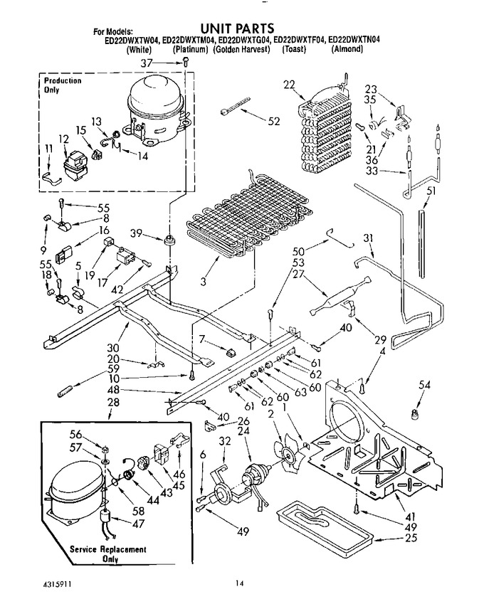Diagram for ED22DWXTF04