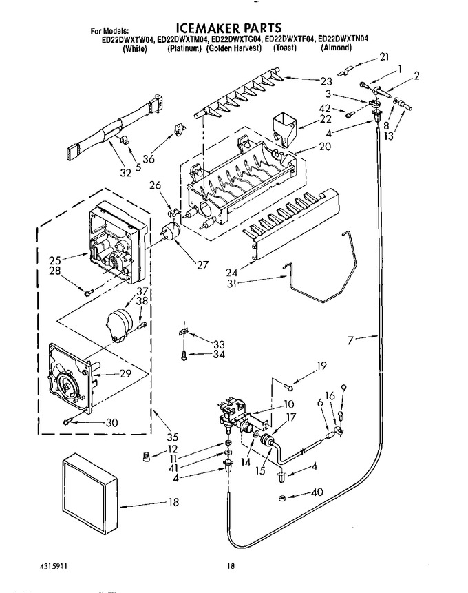 Diagram for ED22DWXTG04