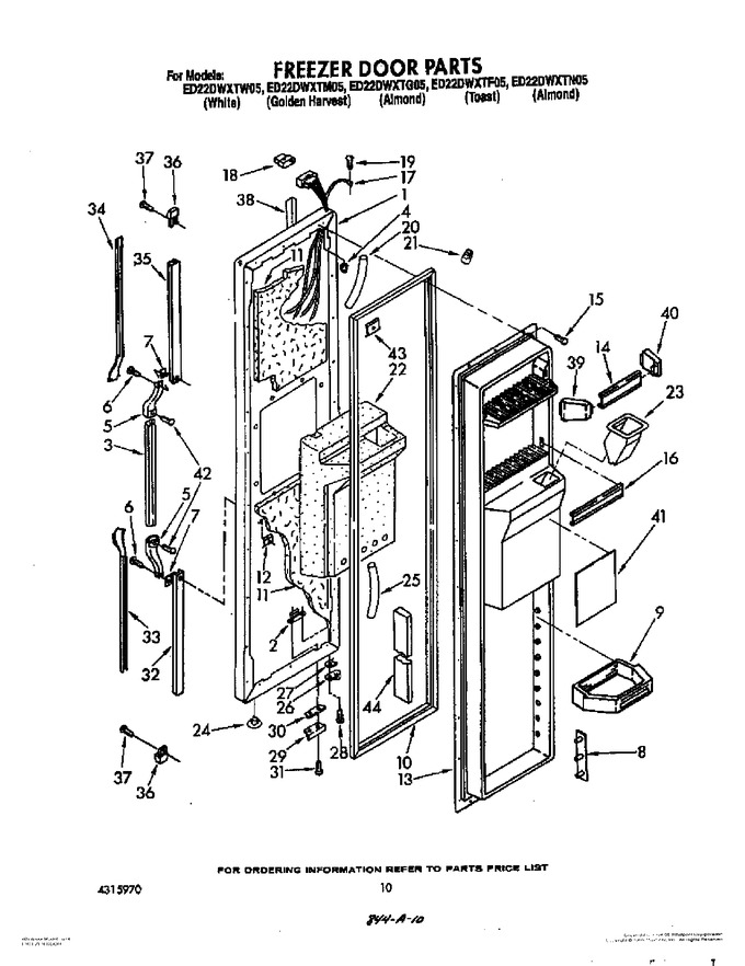 Diagram for ED22DWXTN05