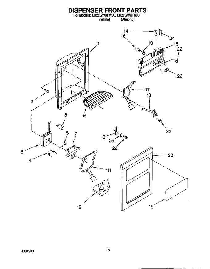 Diagram for ED22GWXFW00