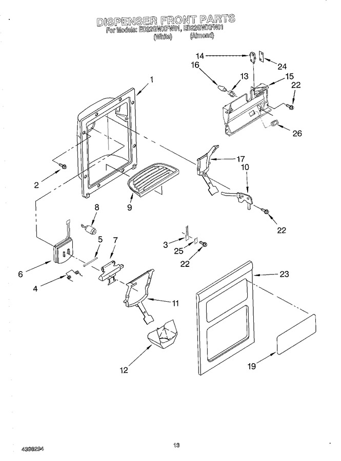 Diagram for ED22GWXFW01