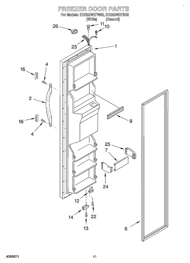 Diagram for ED22GWXFW02