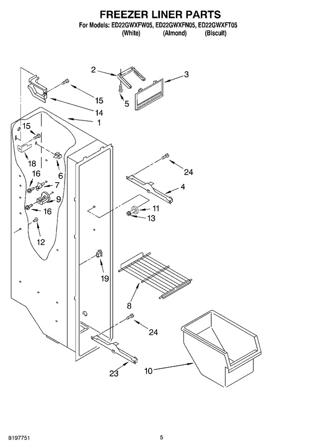 Diagram for ED22GWXFT05