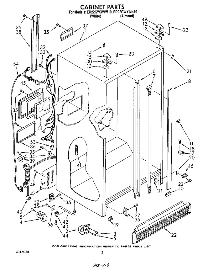 Diagram for ED22GWXWN10