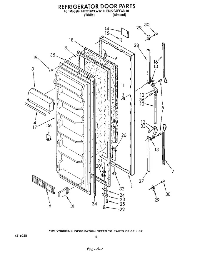 Diagram for ED22GWXWN10