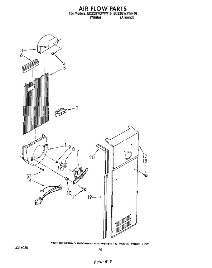 Diagram for ED22GWXWN10