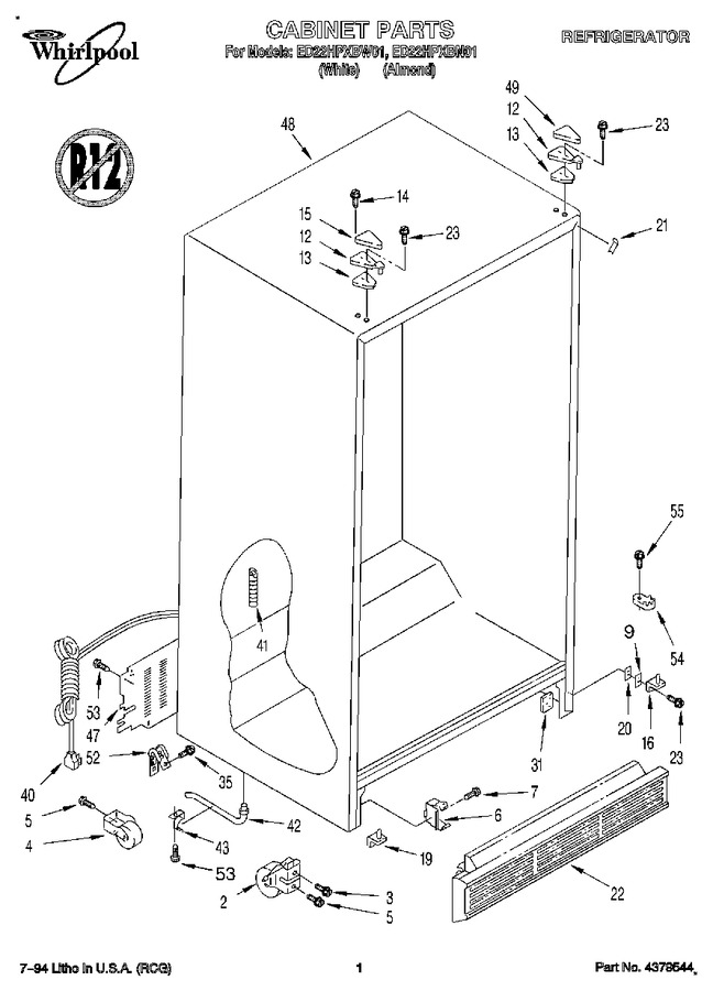 Diagram for ED22HPXBW01
