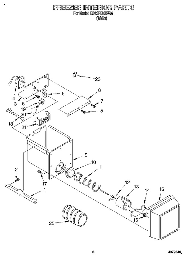 Diagram for ED22PBXBW01
