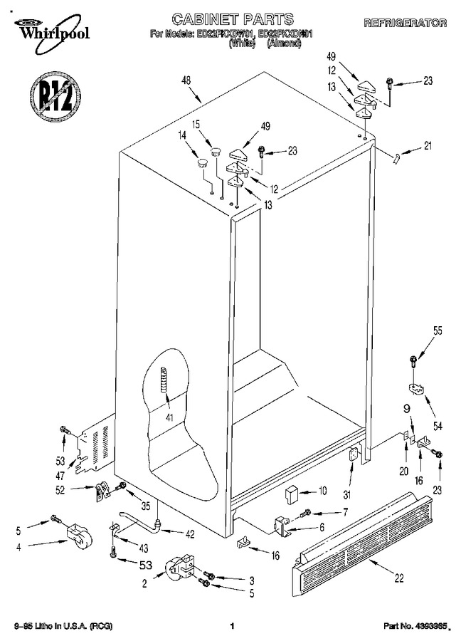 Diagram for ED22PKXDW01