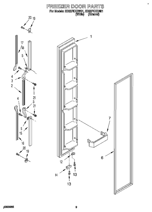 Diagram for ED22PKXDW01