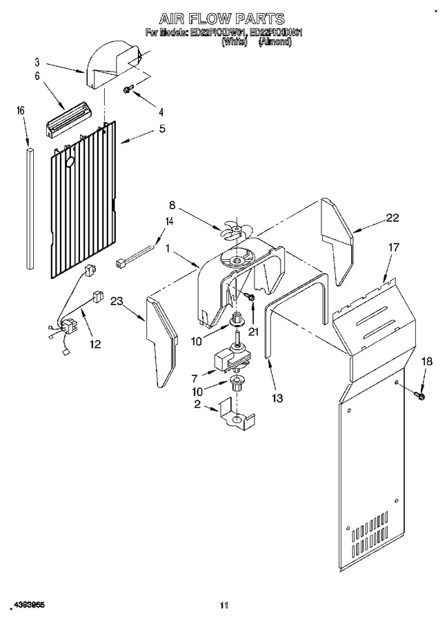 Diagram for ED22PKXDW01