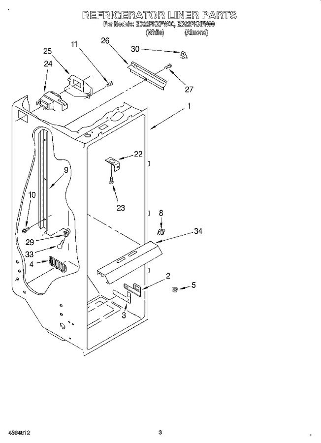 Diagram for ED22PKXFW00