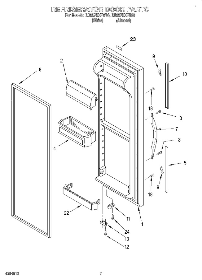 Diagram for ED22PKXFW00