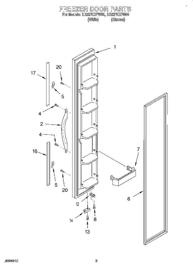 Diagram for ED22PKXFW00