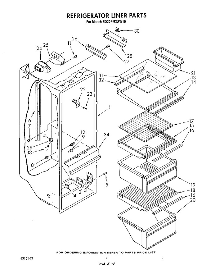 Diagram for ED22PMXSW10