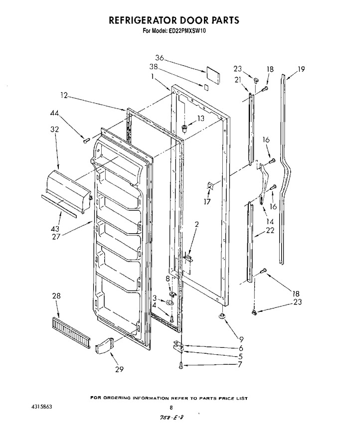 Diagram for ED22PMXSW10