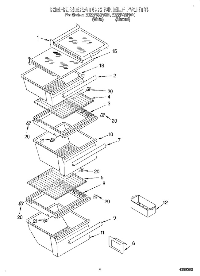 Diagram for ED22PQXFW01