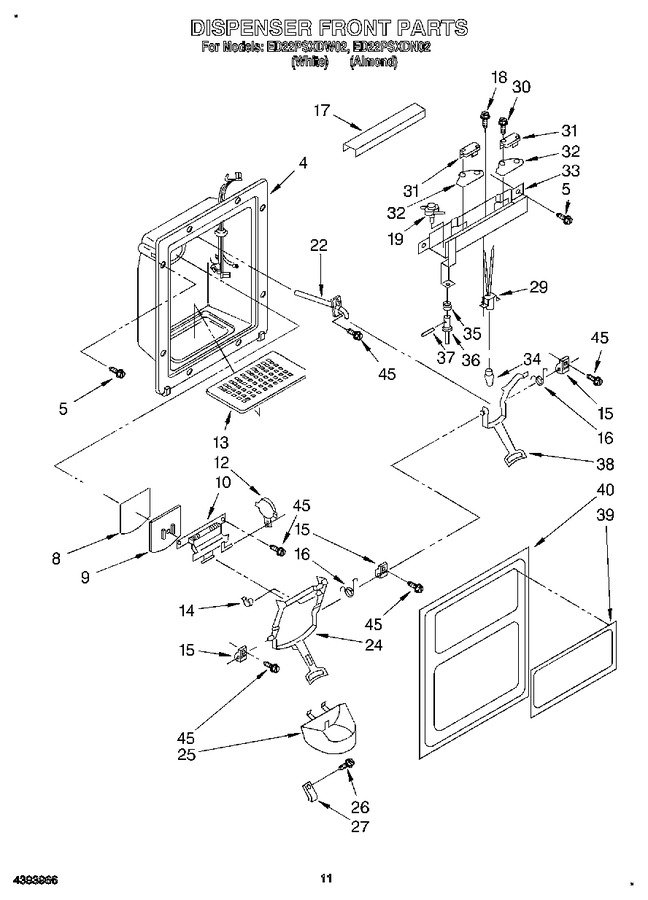 Diagram for ED22PSXDW02