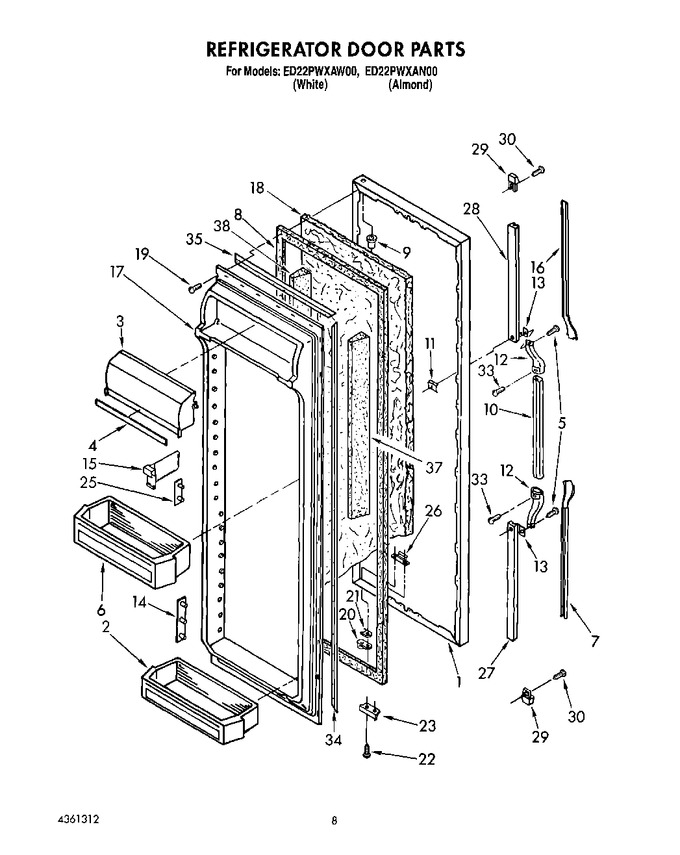 Diagram for ED22PWXAW00