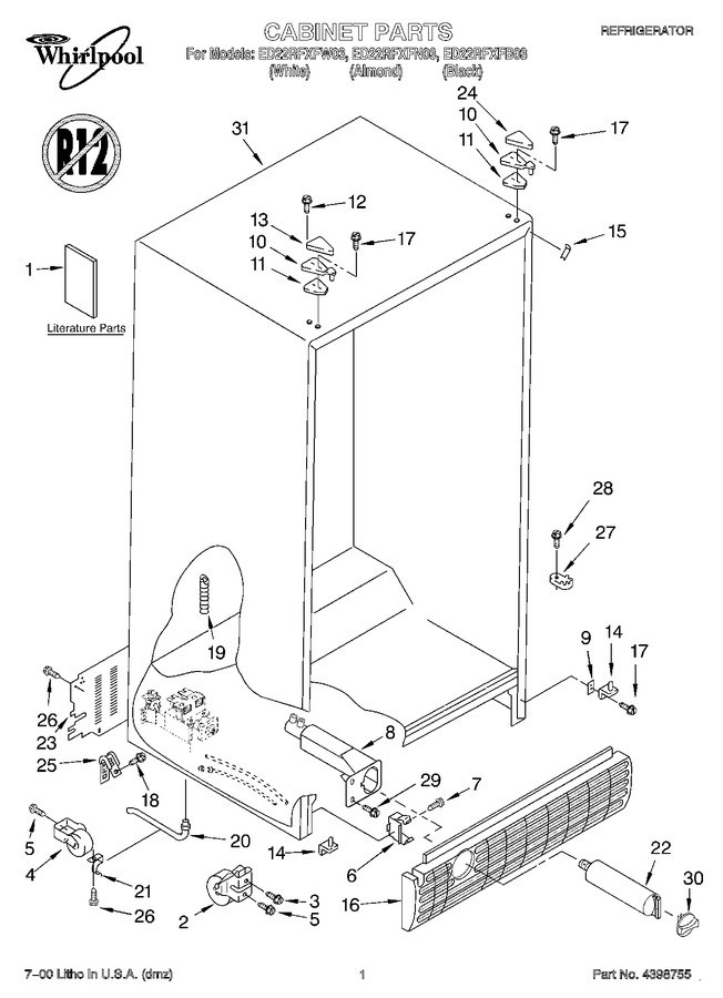 Diagram for ED22RFXFW03