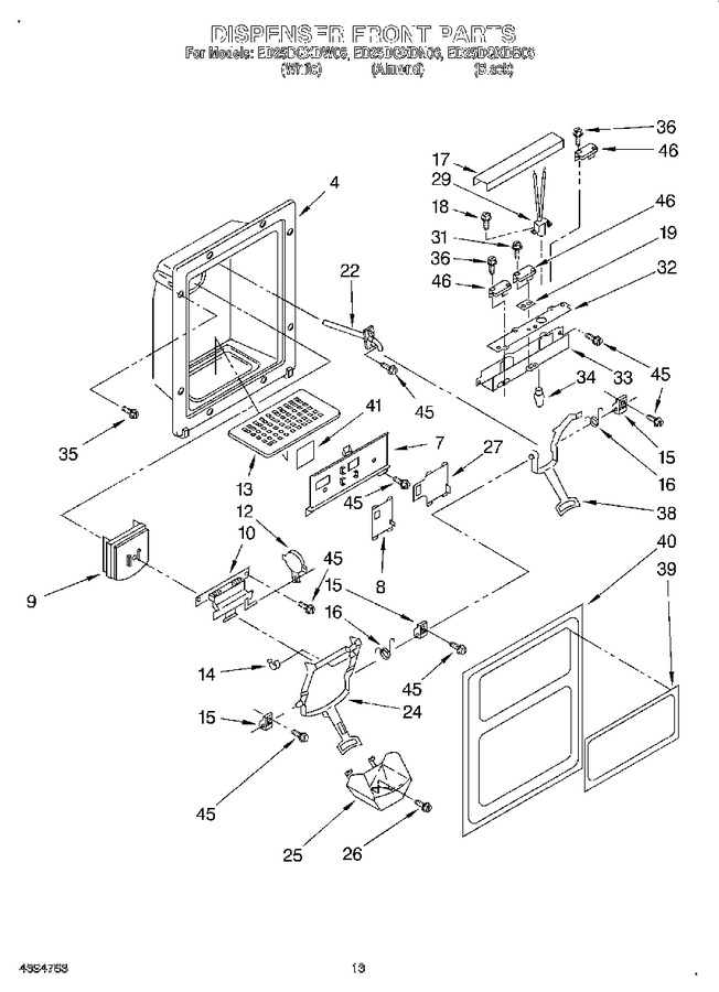 Diagram for ED25DQXDW06