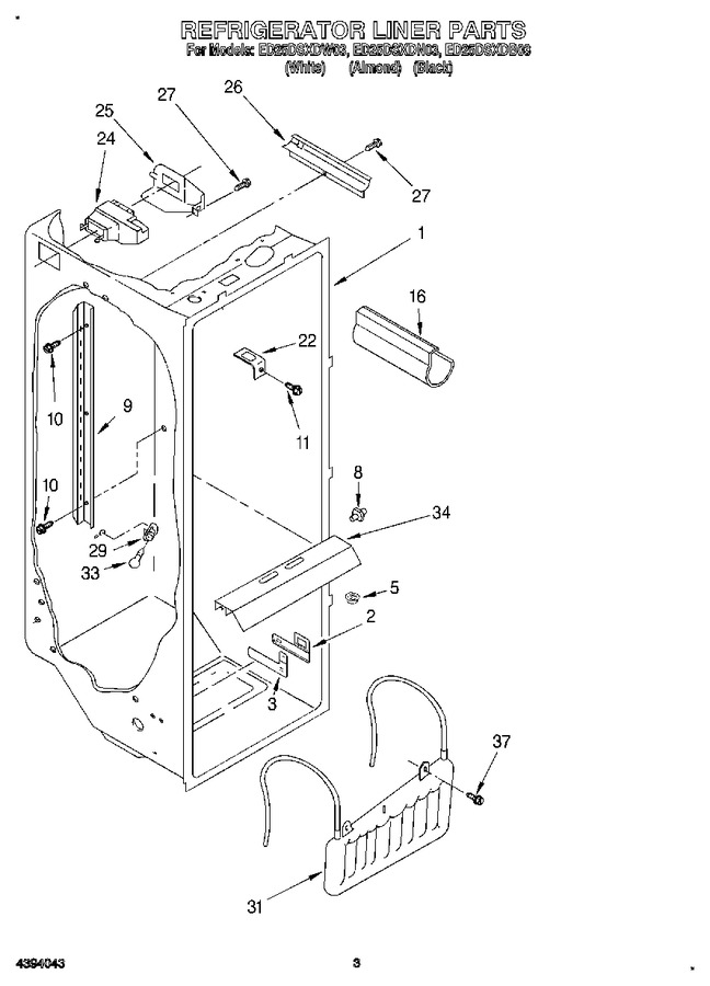 Diagram for ED25DSXDW03