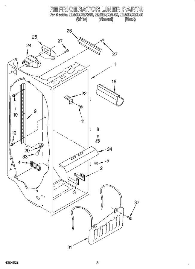 Diagram for ED25DSXDW05