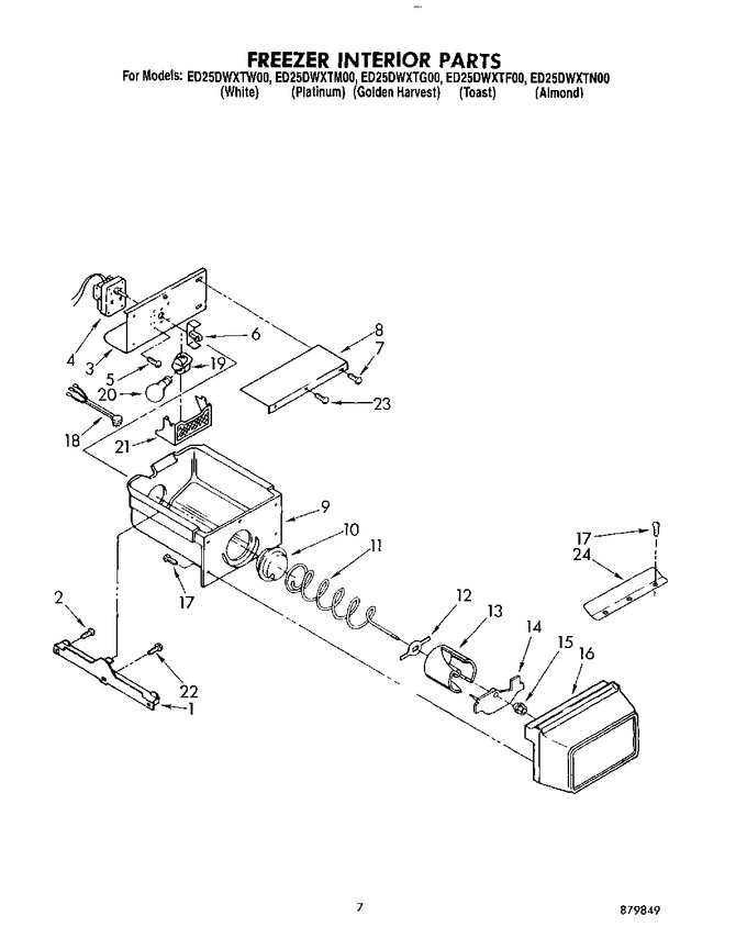 Diagram for ED25DWXTW00