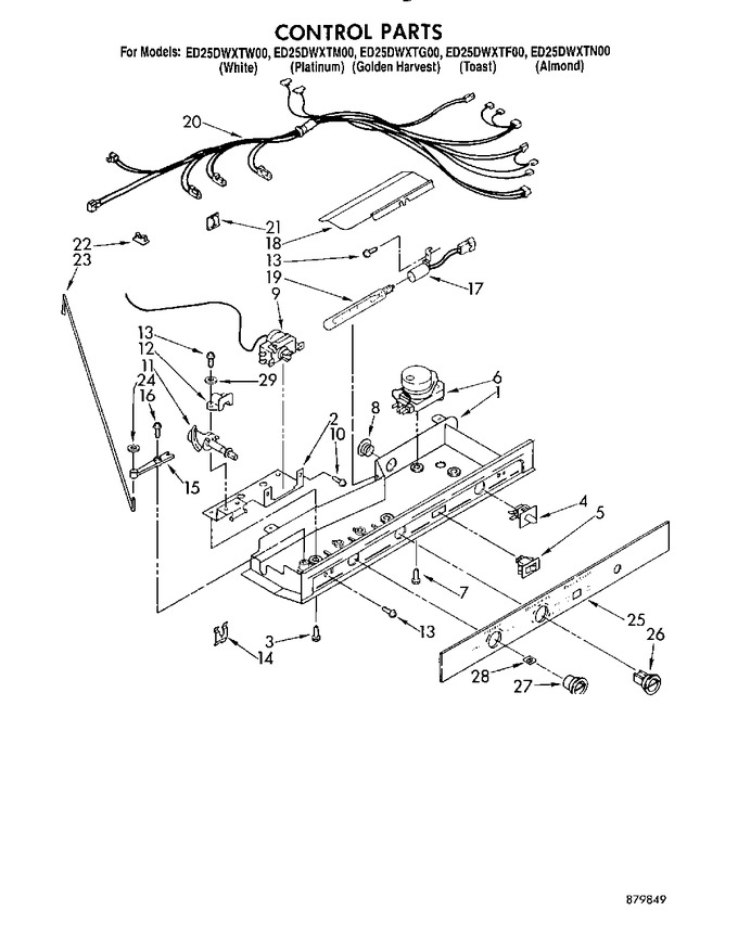Diagram for ED25DWXTW00