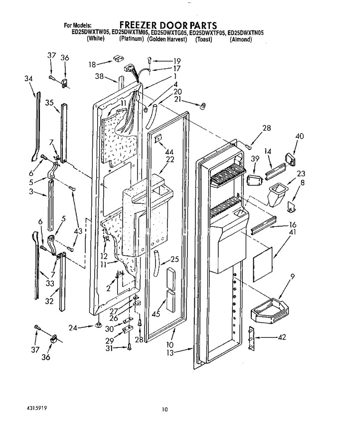 Diagram for ED25DWXTW05