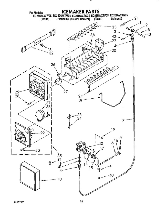 Diagram for ED25DWXTW05