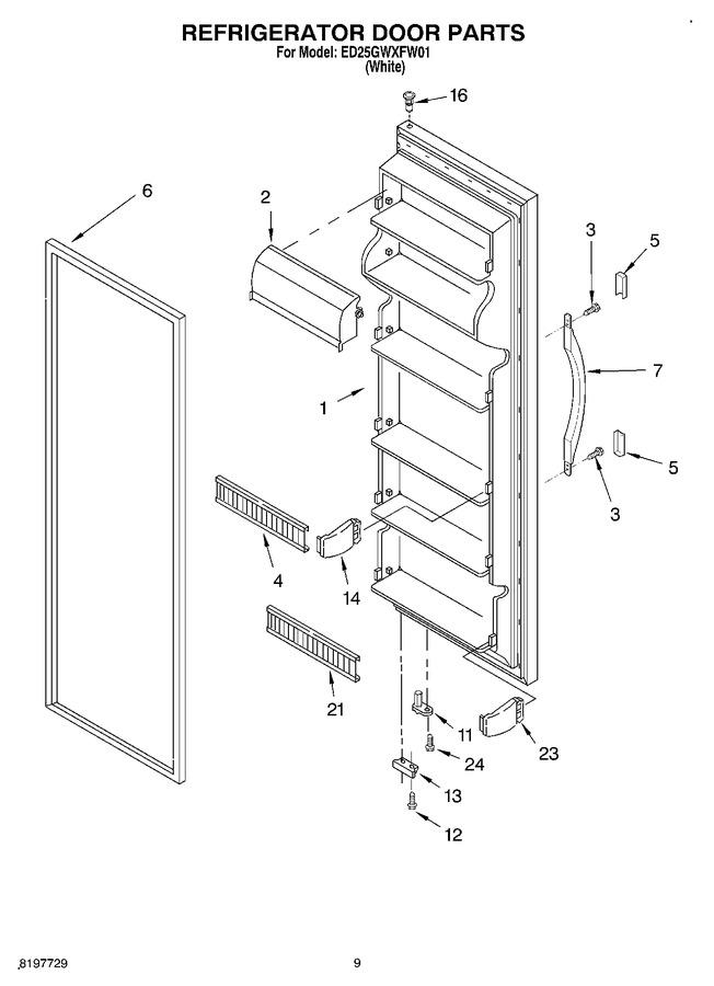 Diagram for ED25GWXFW01