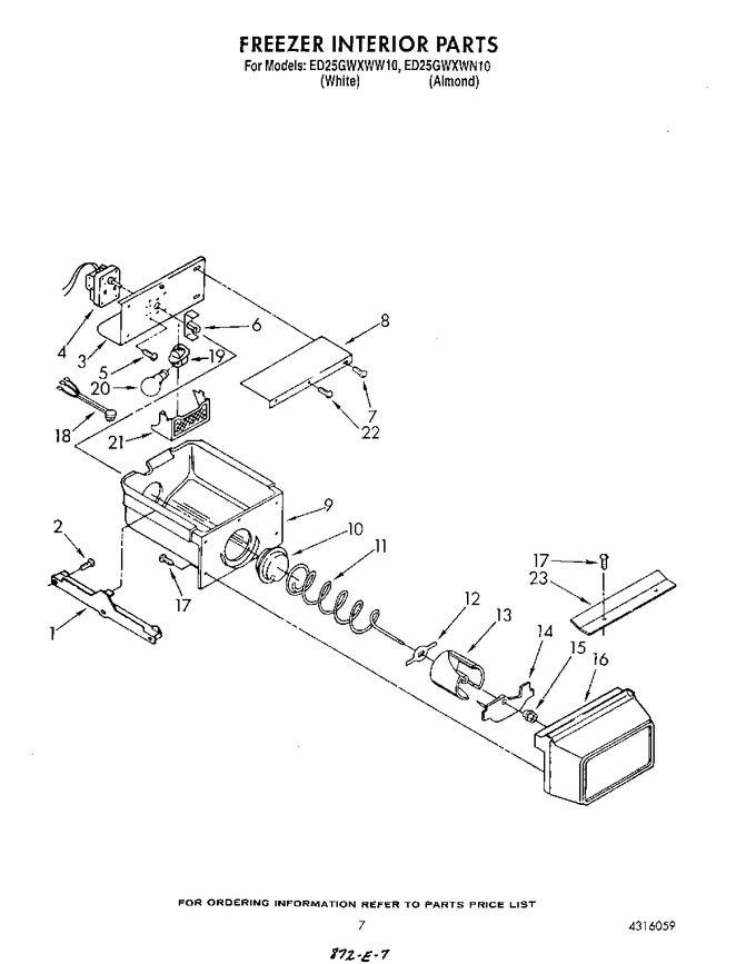 Diagram for ED25GWXWW10