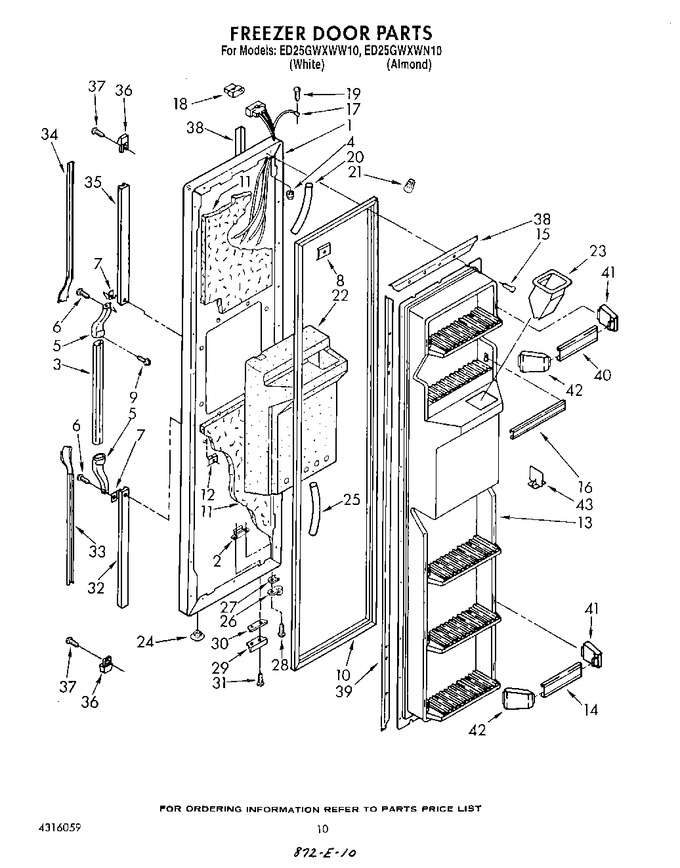 Diagram for ED25GWXWW10