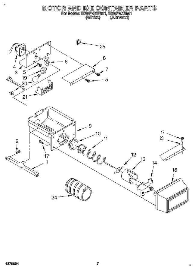 Diagram for ED25PWXBW01
